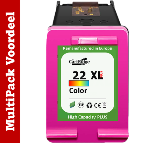 Huismerk HP21 / HP22 XL Inktcartridge | MultiPacks | Meer Prints | EU Ingekocht |