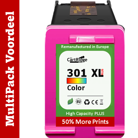 Huismerk HP 301 XL Inktcartridge | MultiPacks | Meer Prints | Ook Professioneel | CE |