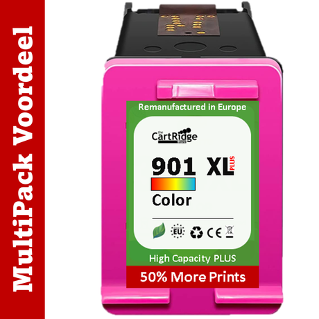 Huismerk HP 901 XL Inktcartridge | MultiPacks | Meer Prints | CE |