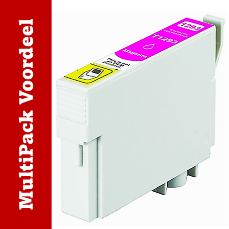 Huismerk T129-Serie XL / T1295 XL Epson Inktcartridges | MultiPacks & Los | XXL, Meer Prints, Zelfde Cartridge |