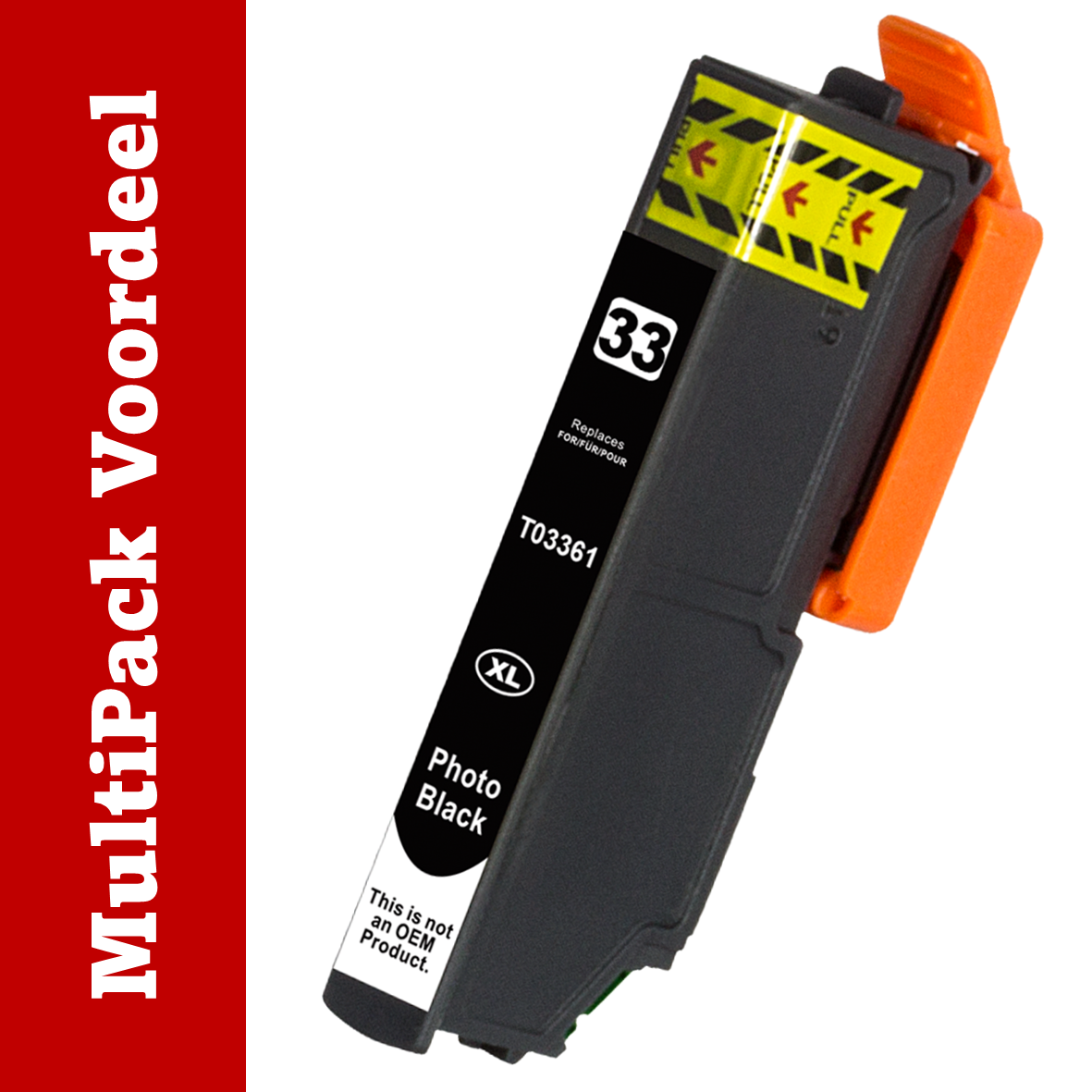 Huismerk 33 XL Epson Inktcartridges | MultiPacks & Los | XL, Meer Prints, Zelfde Cartridge | ISO9001, ISO14001, CE, Rohs |