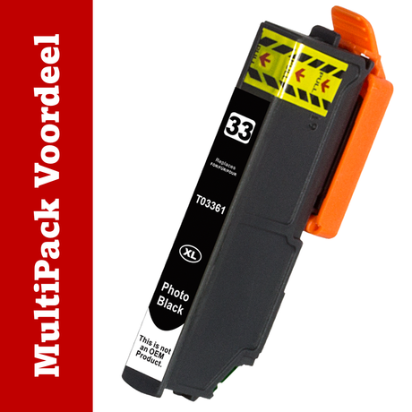 Huismerk 33 XL Epson Inktcartridges | MultiPacks & Los | XL, Meer Prints, Zelfde Cartridge | ISO9001, ISO14001, CE, Rohs |