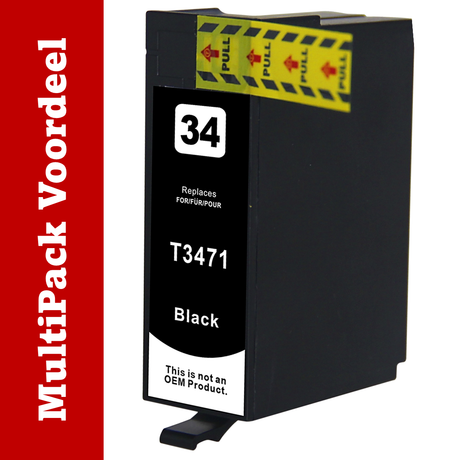 Huismerk 34 XL Epson Inktcartridges | MultiPacks & Los | XL, Meer Prints, Zelfde Cartridge | ISO9001, ISO14001, CE, Rohs |