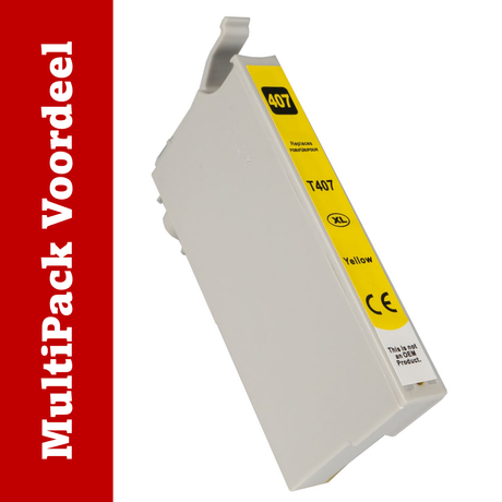 Huismerk 407 XL Epson Inktcartridges | MultiPacks & Los | XL, Meer Prints, Zelfde Cartridge | ISO9001, ISO14001, CE, Rohs |