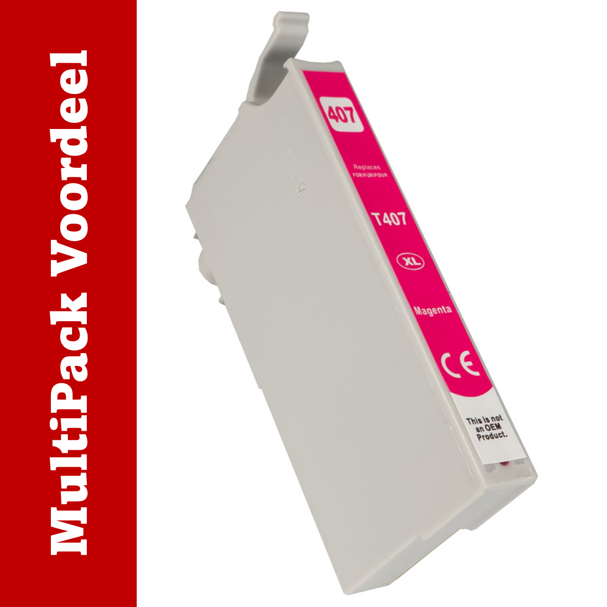 Huismerk 407 XL Epson Inktcartridges | MultiPacks & Los | XL, Meer Prints, Zelfde Cartridge | ISO9001, ISO14001, CE, Rohs |