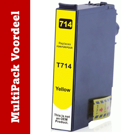 Huismerk T071-Serie XL / T0715 Epson Inktcartridges | MultiPacks & Los | XL, Meer Prints, Zelfde Cartridge |