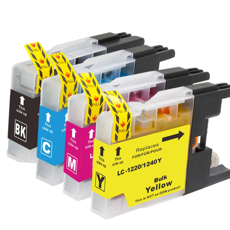 Huismerk LC1240/ LC1280 XL Brother Inktcartridges | Zwart en Kleuren | MultiPacks & Los | XL Veel Meer Prints, Zelfde Formaat |