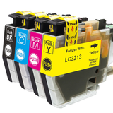 Huismerk LC3213/ LC3211 XL Brother Inktcartridges | Zwart en Kleuren | MultiPacks & Los | XL Veel Meer Prints, Zelfde Formaat |