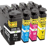 Huismerk LC3235/ LC3233 XL Brother Inktcartridges |  Zwart en Kleuren | MultiPacks & Los | XL Veel Meer Prints, Zelfde Formaat |