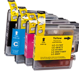 Huismerk LC980/ LC985 XL Brother Inktcartridges | Zwart en Kleuren | MultiPacks & Los | XL Veel Meer Prints, Zelfde Formaat |