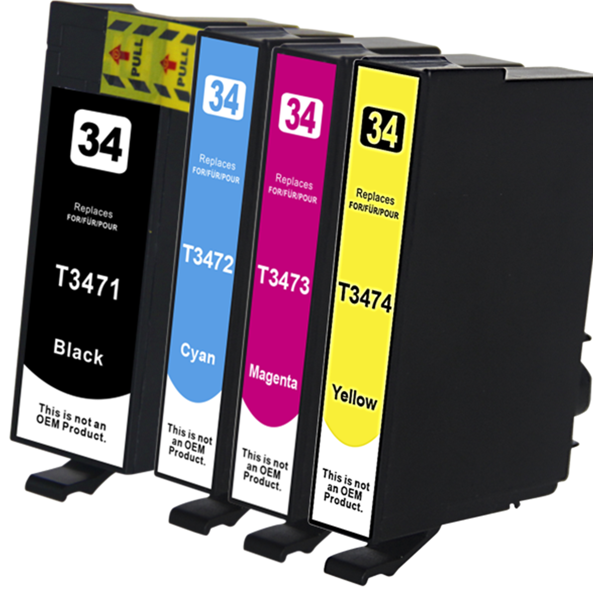 Huismerk 34 XL Epson Inktcartridges | MultiPacks & Los | XL, Meer Prints, Zelfde Cartridge | ISO9001, ISO14001, CE, Rohs |