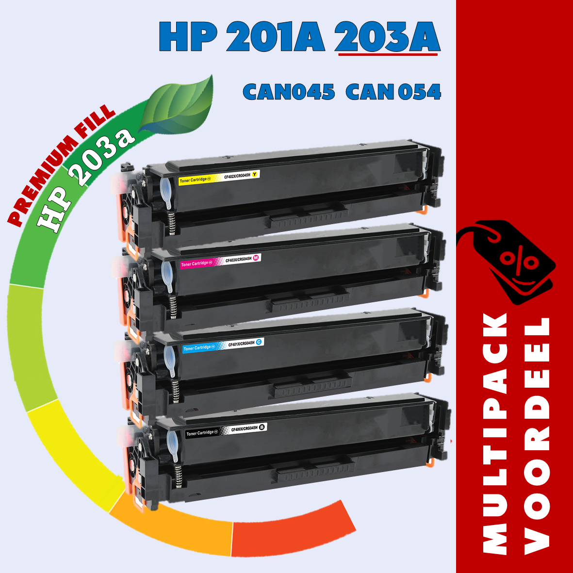 Hp toner hot sale 201a