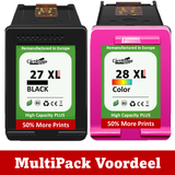 HP 27/28 XL Ink Cartridge | MultiPacks | More Prints | Also Professional | EU |