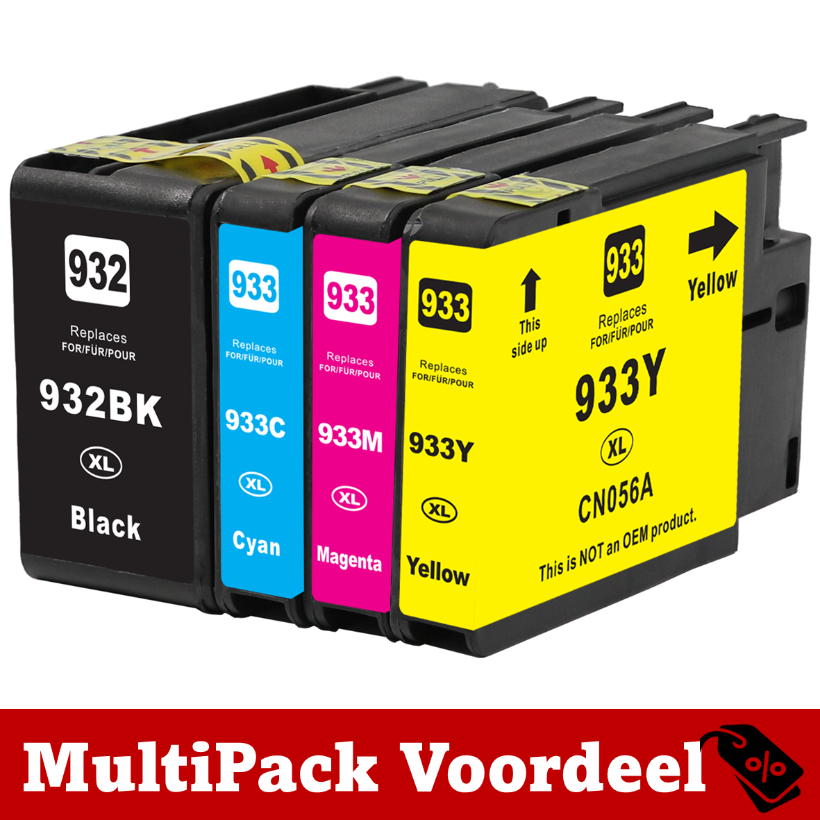 Huismerk HP 932 / 933 XL Inktcartridge | Diverse MultiPacks & Los | XL: Meer Prints, Zelfde Cartridge | EU Ingekocht |